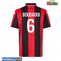 OGC Nice Hicham Boudaoui #6 Heimtrikot 2025-26 Kurzarm